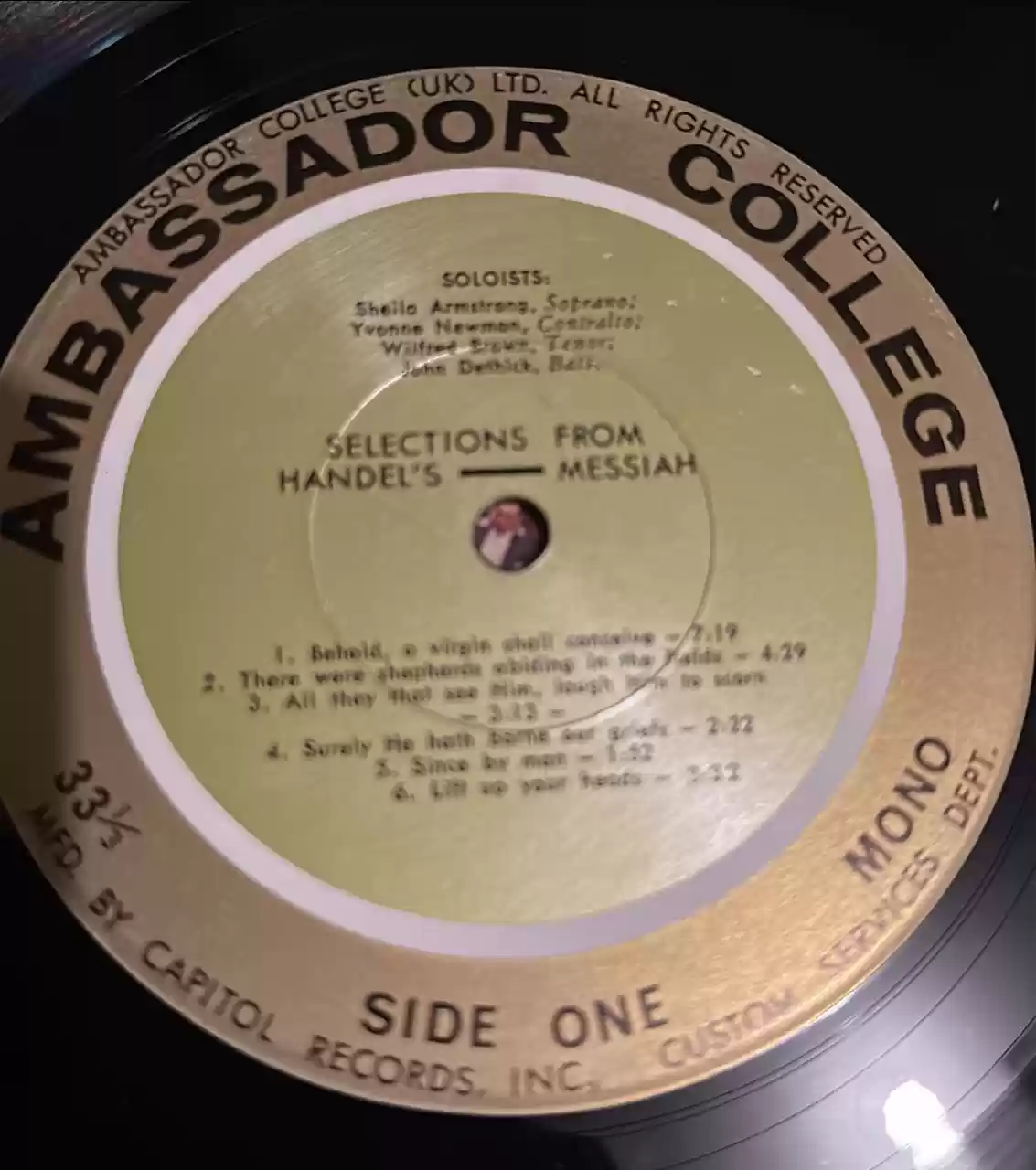 AC-Handel's Messiah record